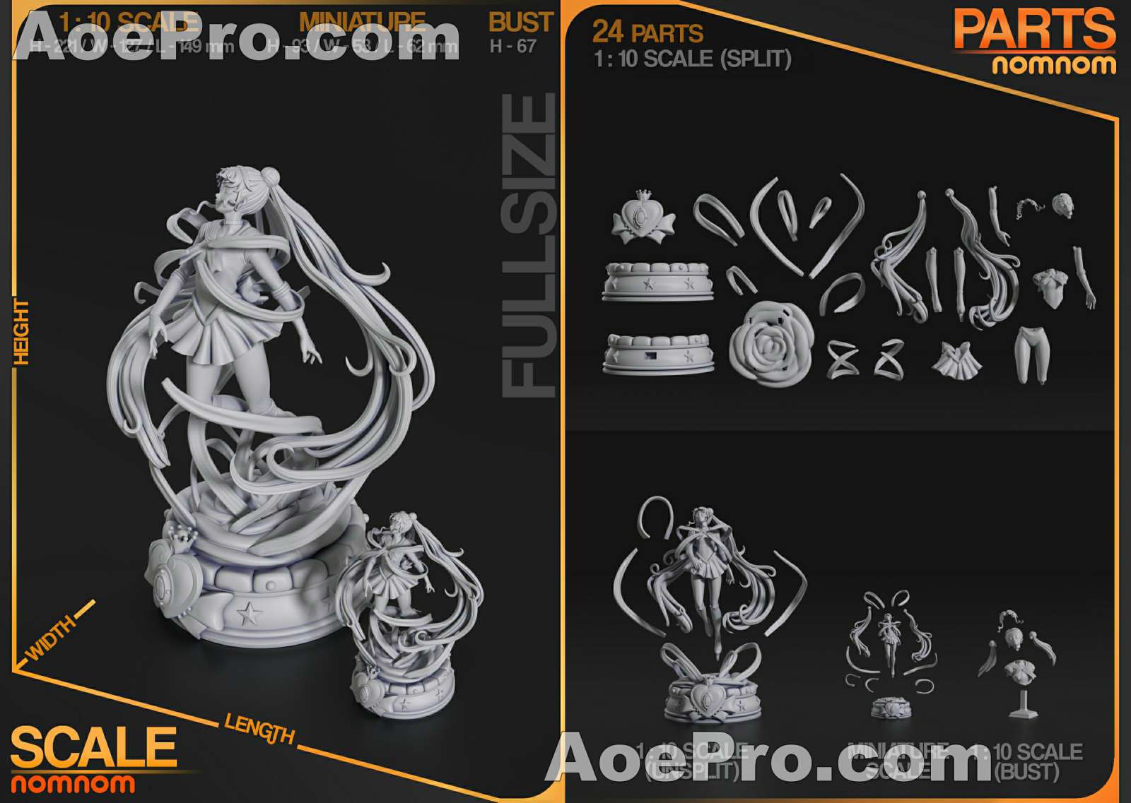 图片[7]|Nomnom Figures - Sailor Moon – 3D PRINTABLE Figure STL - NXlfB1|NXlfB1