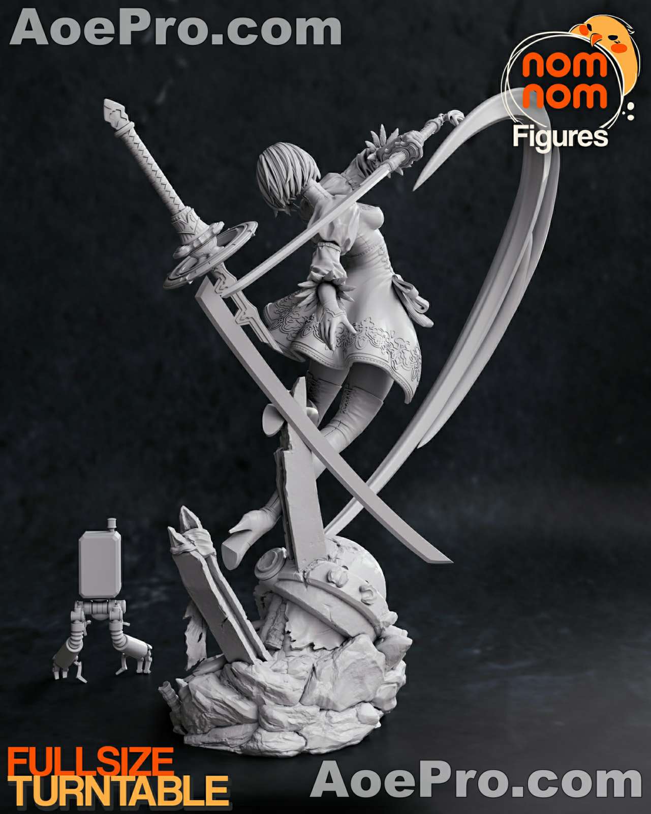 图片[4]|2b - Nier Automata – 3D PRINTABLE Figure STL - NXlfB1|NXlfB1