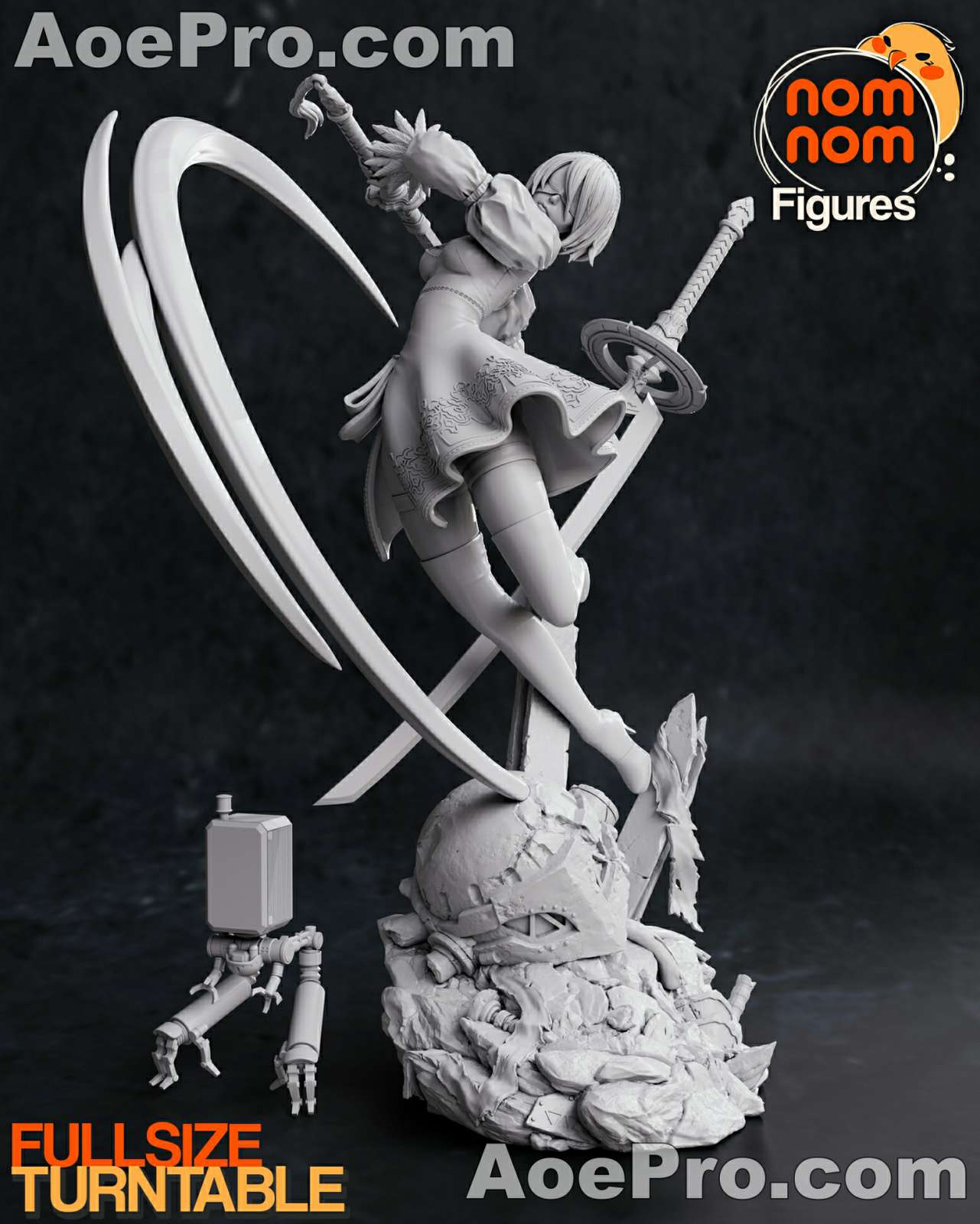 图片[5]|2b - Nier Automata – 3D PRINTABLE Figure STL - NXlfB1|NXlfB1