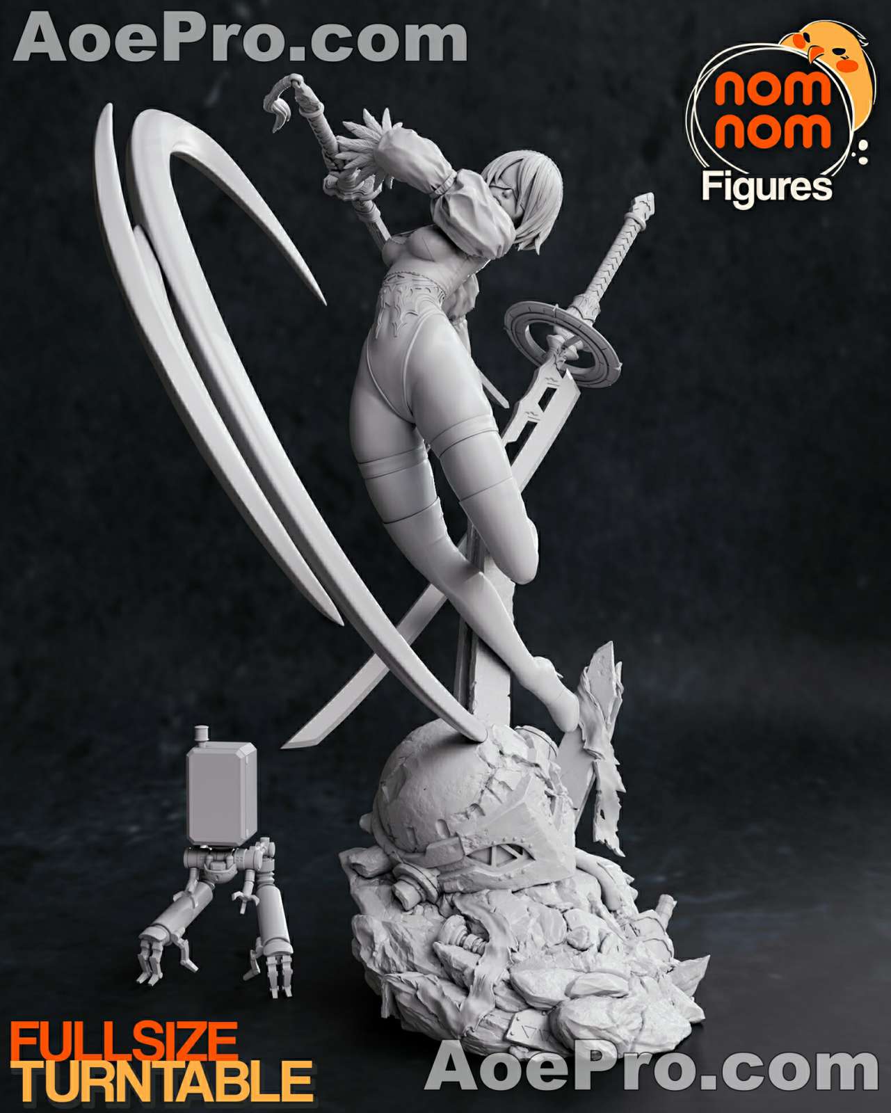 图片[6]|2b - Nier Automata – 3D PRINTABLE Figure STL - NXlfB1|NXlfB1