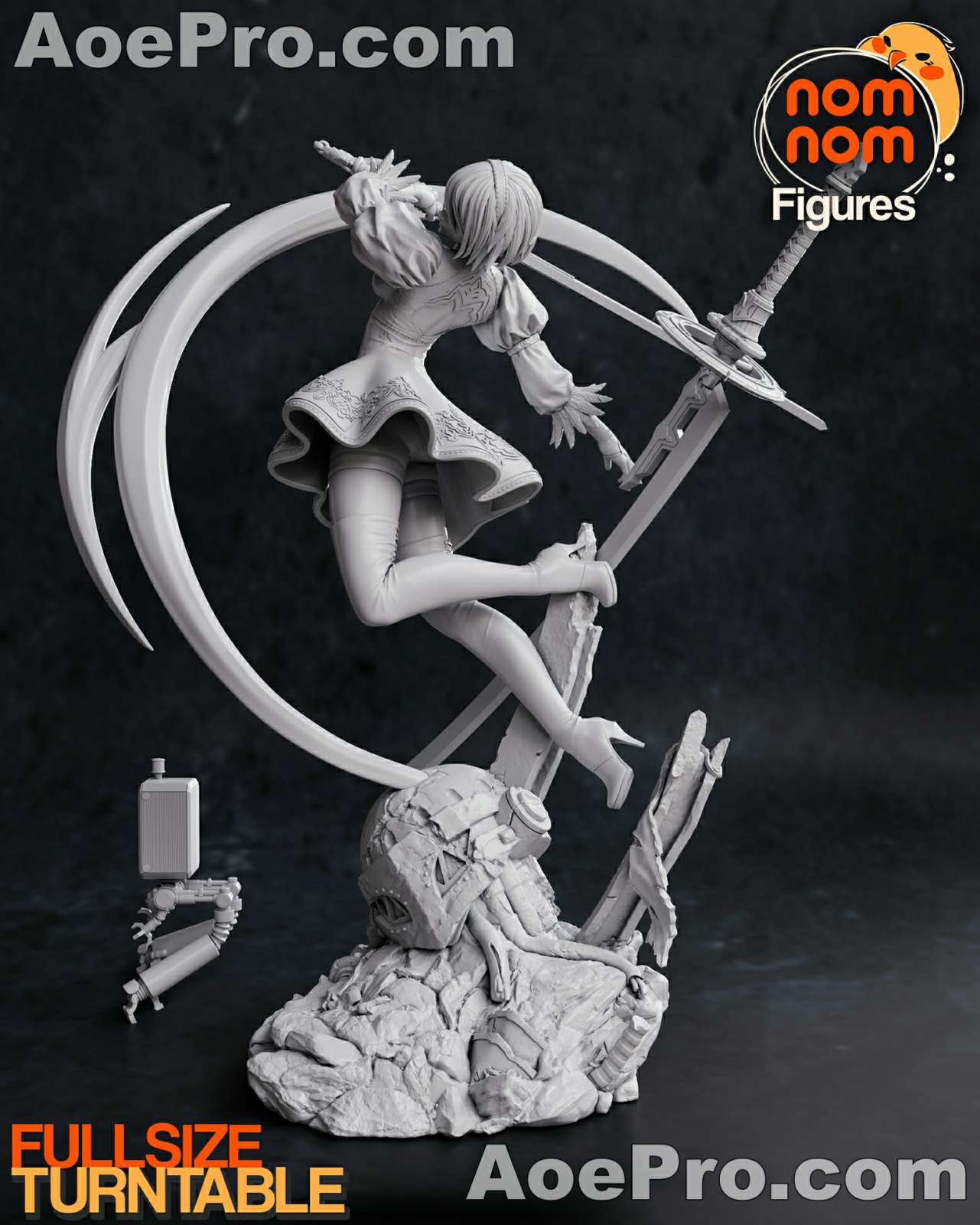 图片[7]|2b - Nier Automata – 3D PRINTABLE Figure STL - NXlfB1|NXlfB1