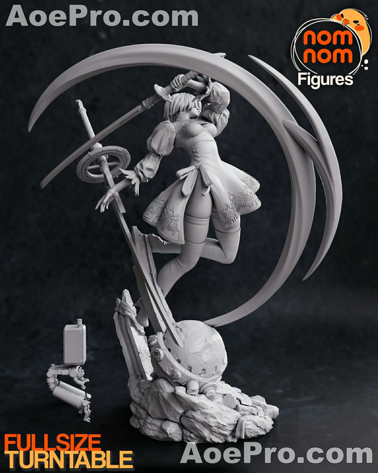 图片[8]|2b - Nier Automata – 3D PRINTABLE Figure STL - NXlfB1|NXlfB1