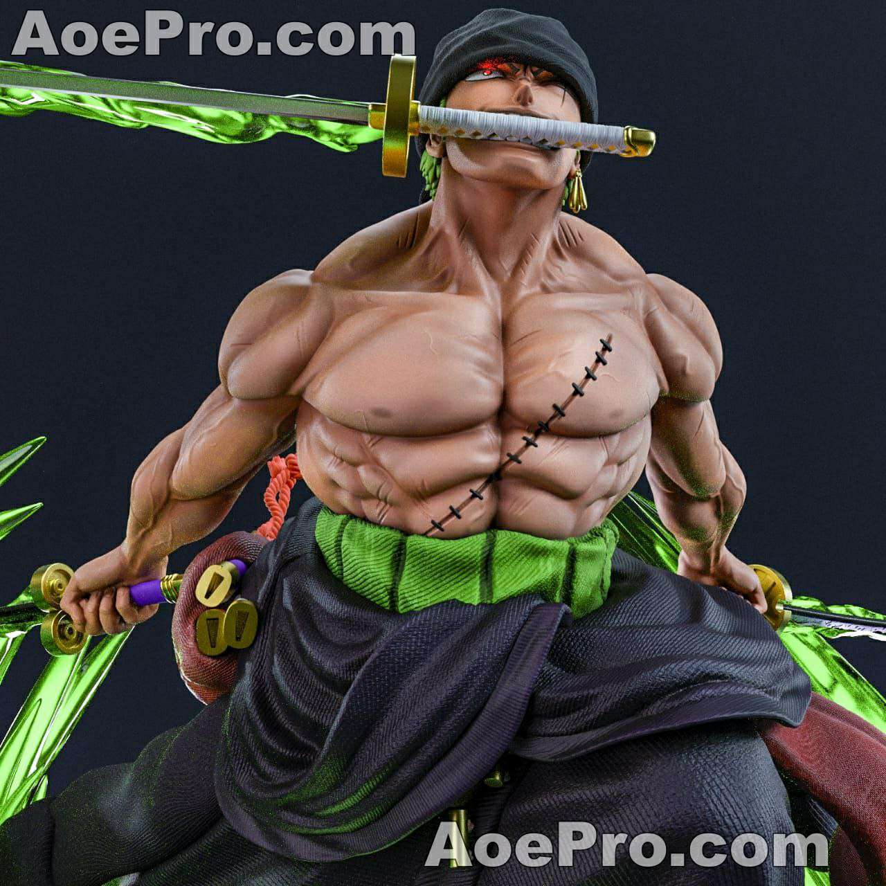 图片[1]|Roronoa Zoro By Natan Silva 3D – 3D PRINTABLE Figure STL - NXlfB1|NXlfB1