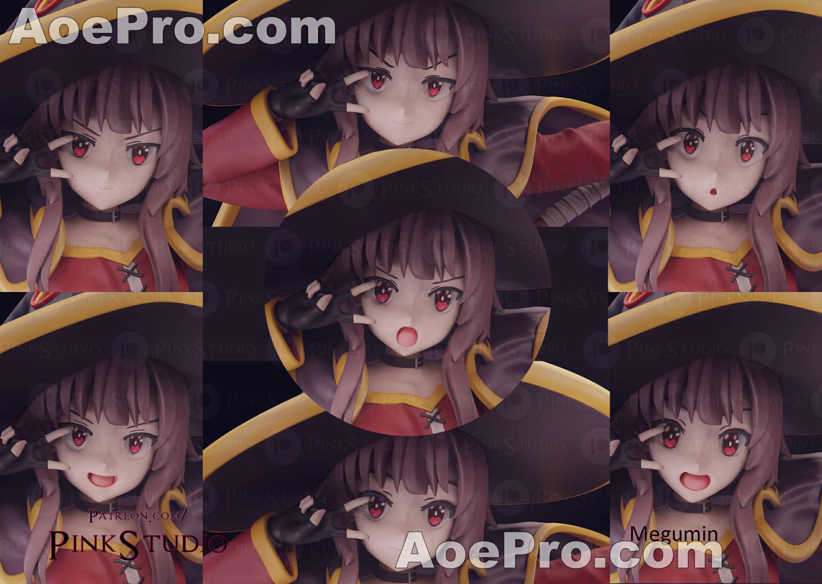 图片[3]|Konosuba - Megumin – 3D PRINTABLE Figure STL - NXlfB1|NXlfB1