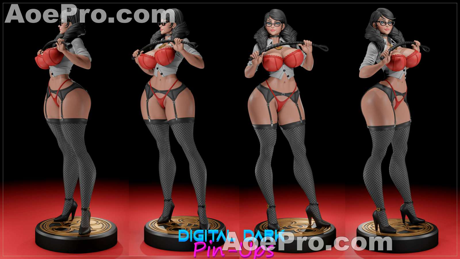 图片[2]|Digital Dark Pin-Ups - Bayoneta – 3D PRINTABLE Figure STL - NXlfB1|NXlfB1