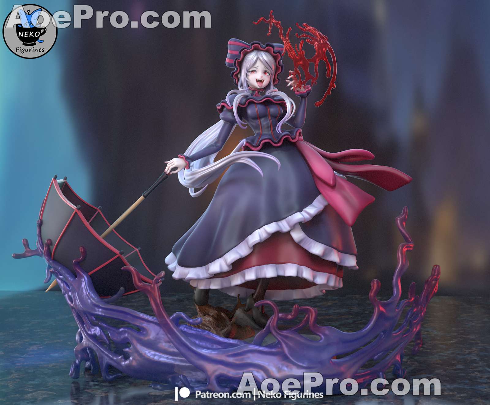 图片[1]|Neko Figurines Shalltear – 3D PRINTABLE Figure STL - NXlfB1|NXlfB1