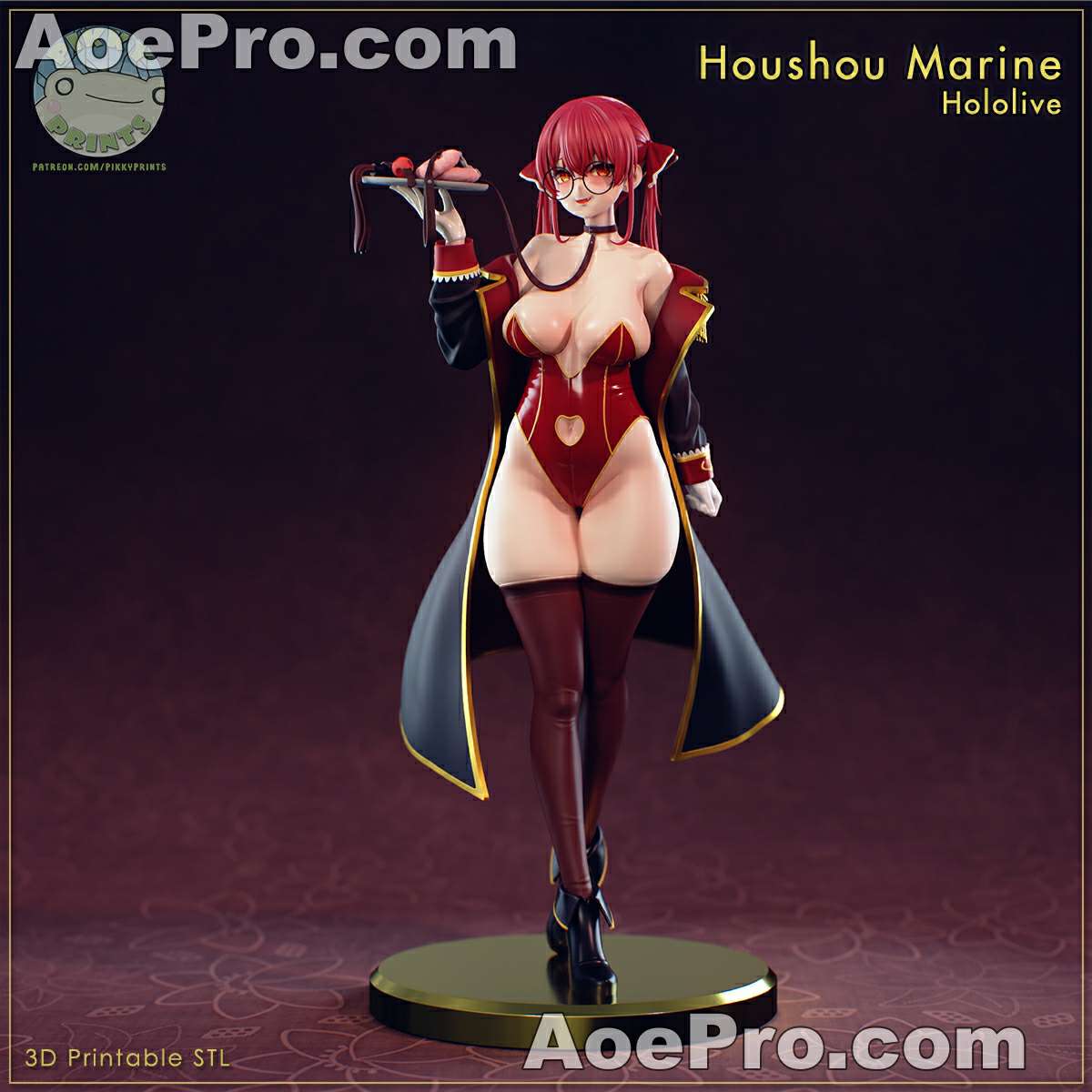 图片[1]|Pikky Prints Houshou Marine – 3D PRINTABLE Figure STL - NXlfB1|NXlfB1