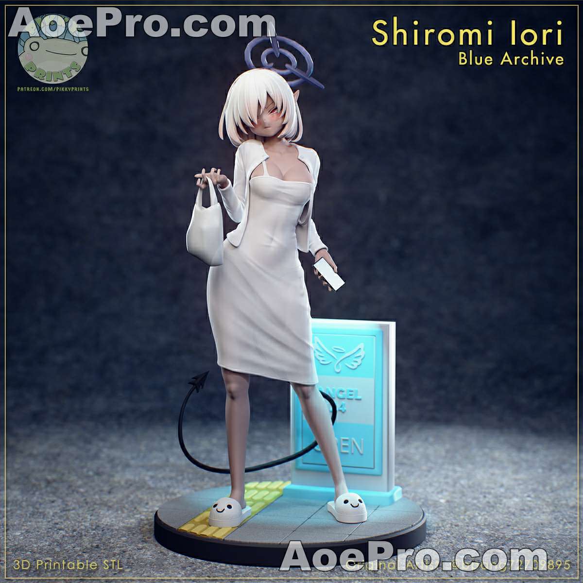 图片[1]|Pikky Prints Shiromi Iori – 3D PRINTABLE Figure STL - NXlfB1|NXlfB1