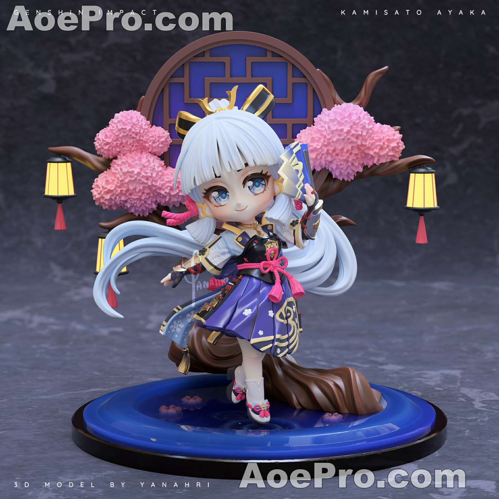 图片[1]|Genshin Impact Kamisato Ayaka – 3D Print Model Figure STL - NXlfB1|NXlfB1