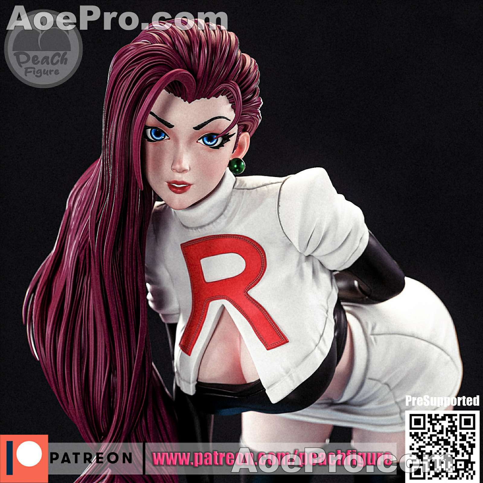 图片[1]|Peach Figure Jessie – 3D PRINTABLE Figure STL - NXlfB1|NXlfB1