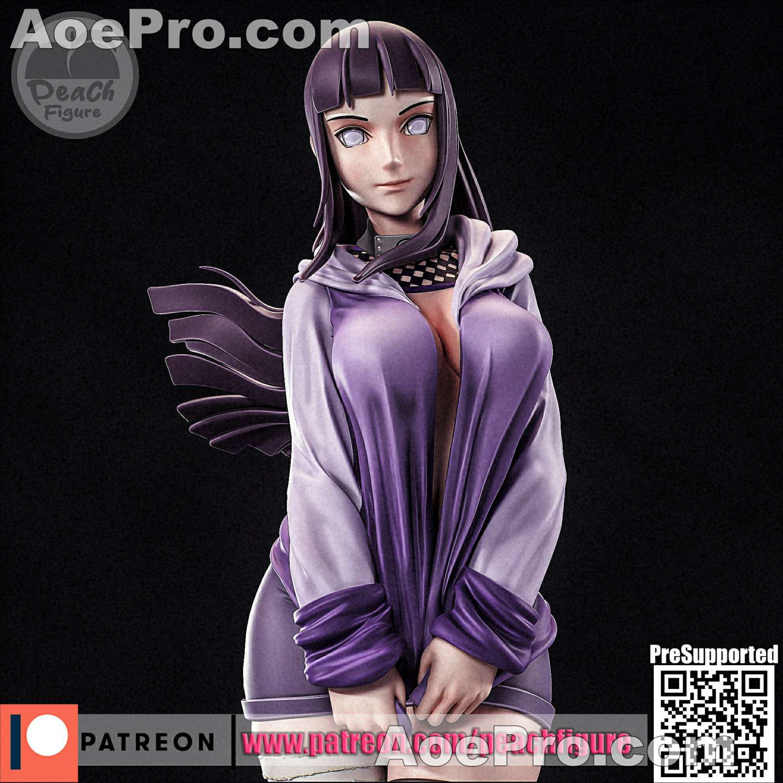 图片[3]|Peach Figure Hinata Hyuga – 3D PRINTABLE Figure STL - NXlfB1|NXlfB1