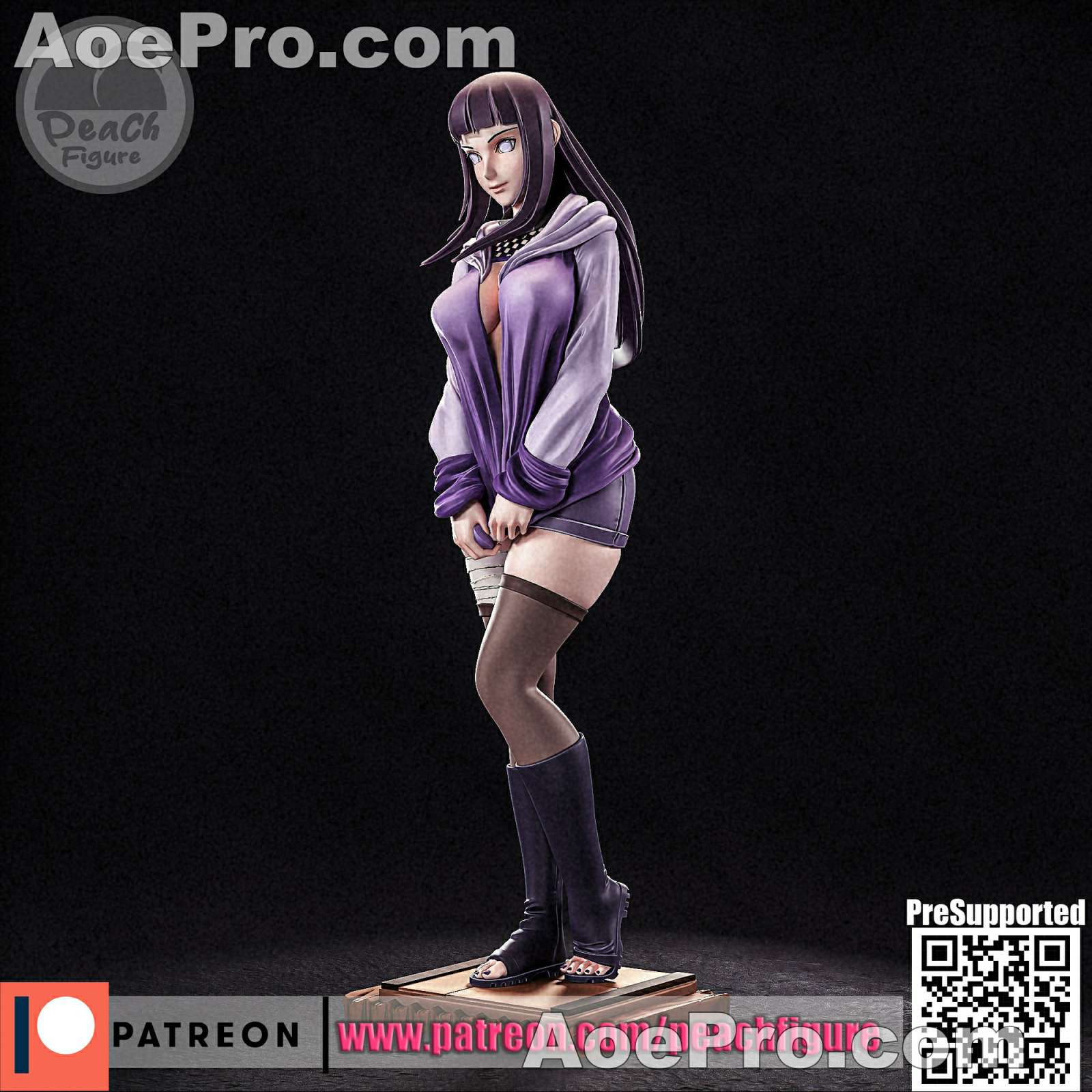 图片[4]|Peach Figure Hinata Hyuga – 3D PRINTABLE Figure STL - NXlfB1|NXlfB1