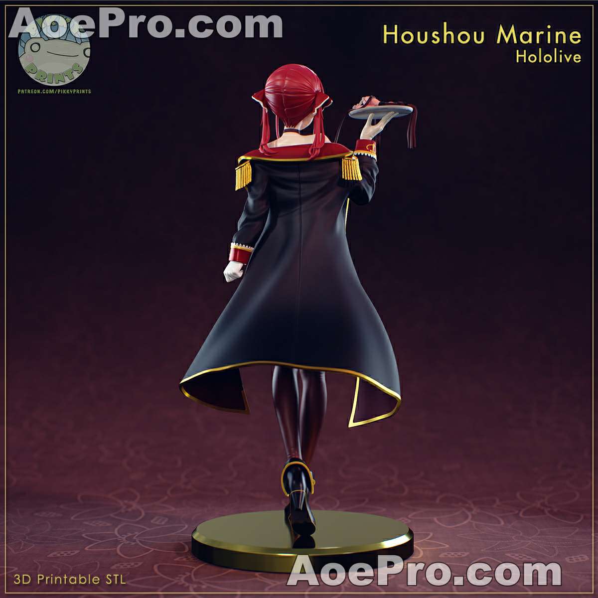 图片[2]|Pikky Prints Houshou Marine – 3D PRINTABLE Figure STL - NXlfB1|NXlfB1