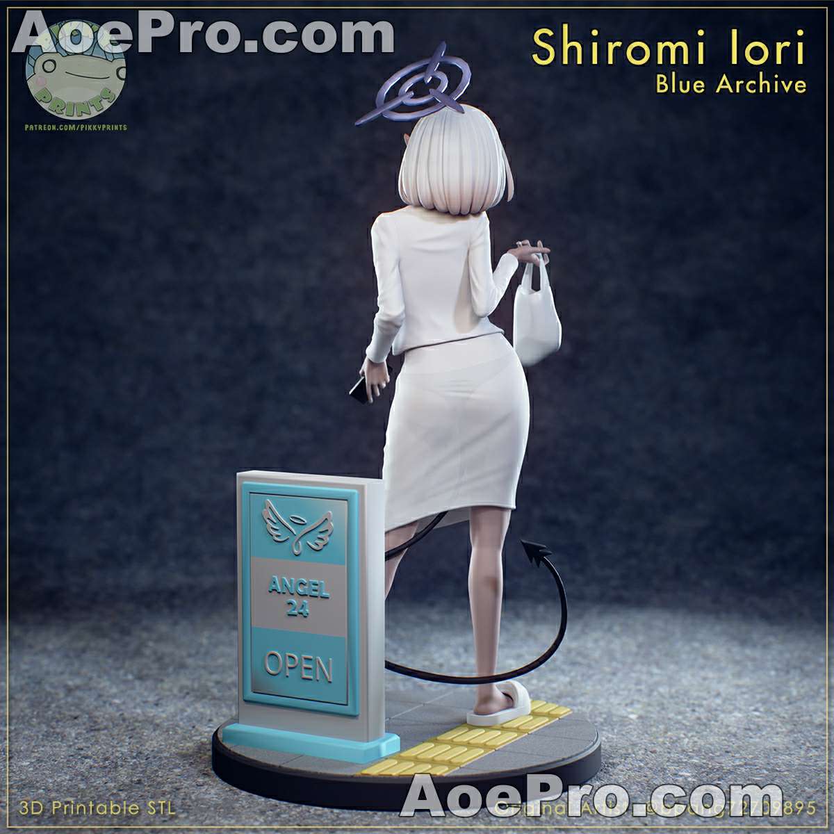 图片[2]|Pikky Prints Shiromi Iori – 3D PRINTABLE Figure STL - NXlfB1|NXlfB1