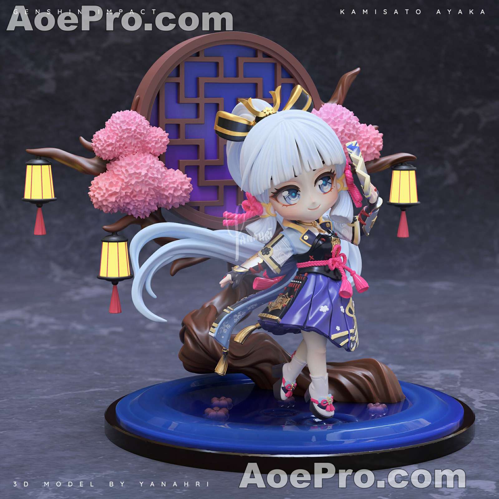 图片[2]|Genshin Impact Kamisato Ayaka – 3D Print Model Figure STL - NXlfB1|NXlfB1