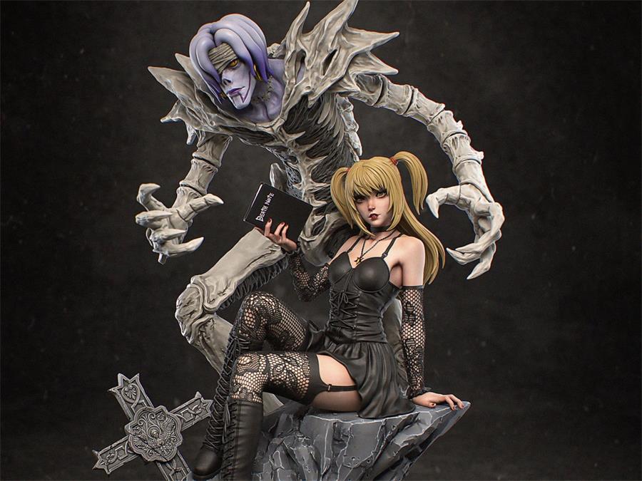 Ca 3d Studios - Misa Amane – 3D PRINTABLE Figure STL - NXlfB1|NXlfB1