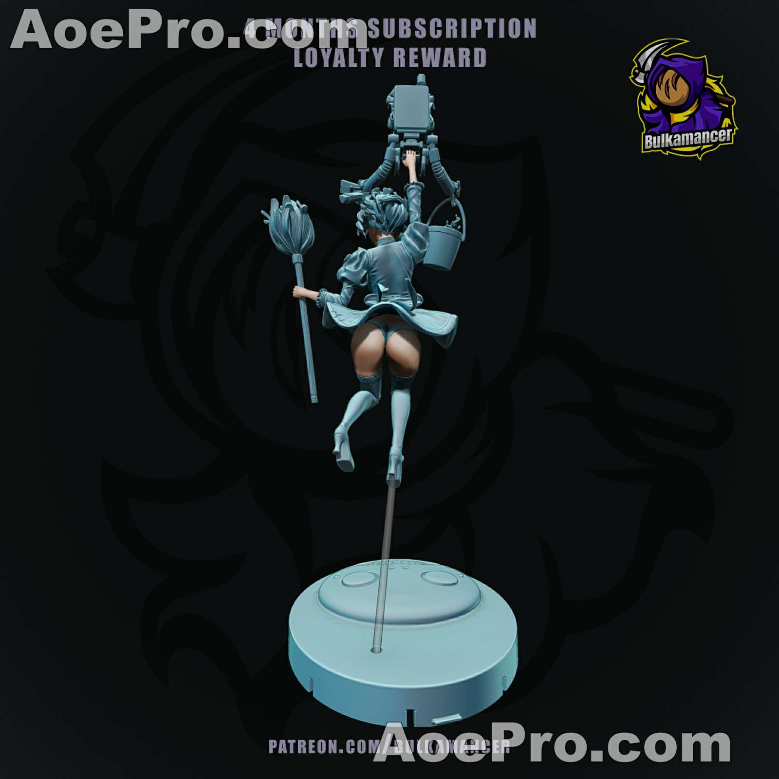 图片[1]|Bulkamancer Sculpts - 2B Maid – 3D PRINTABLE Figure STL - NXlfB1|NXlfB1