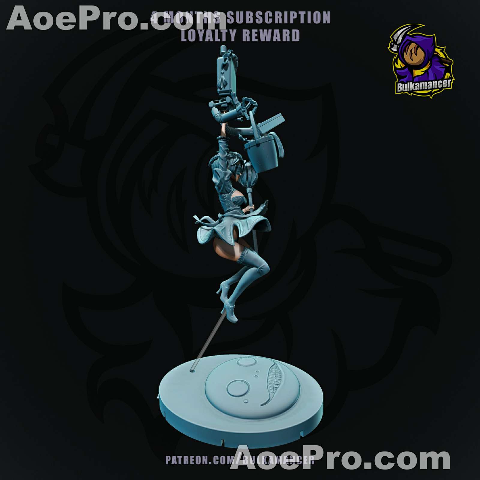 图片[4]|Bulkamancer Sculpts - 2B Maid – 3D PRINTABLE Figure STL - NXlfB1|NXlfB1