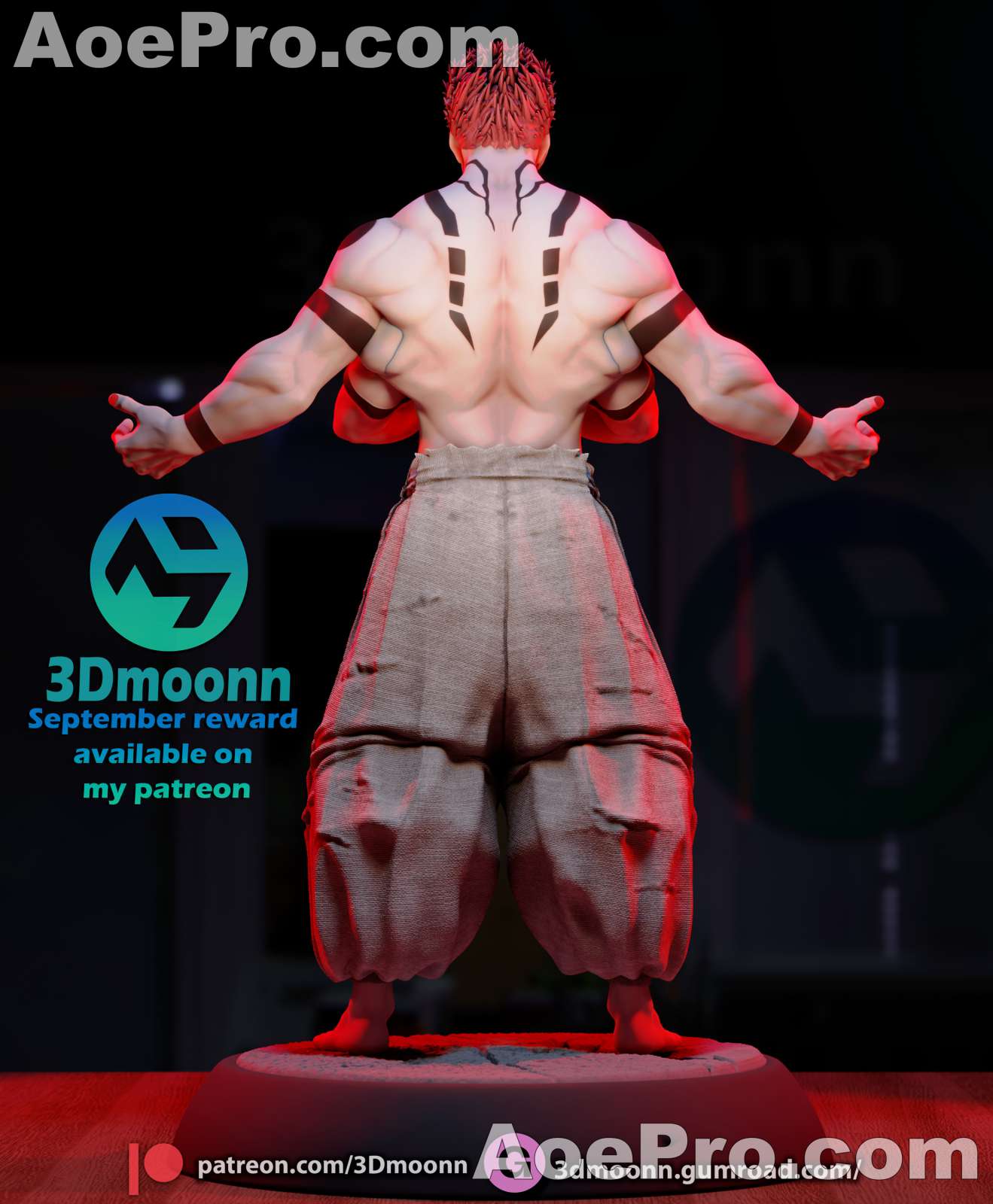 图片[3]|3Dmoonn - Ryomen Sukuna – 3D PRINTABLE Figure STL - NXlfB1|NXlfB1