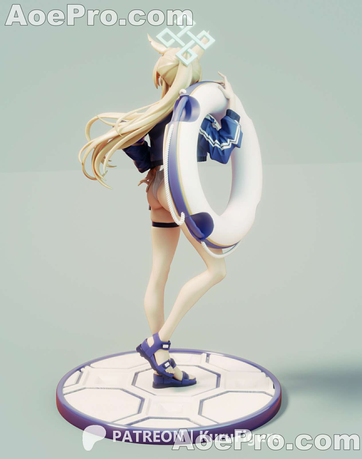 图片[3]|Kuru Figures Kanna (Swimsuit) Blue Archive – 3D PRINTABLE Figure STL - NXlfB1|NXlfB1