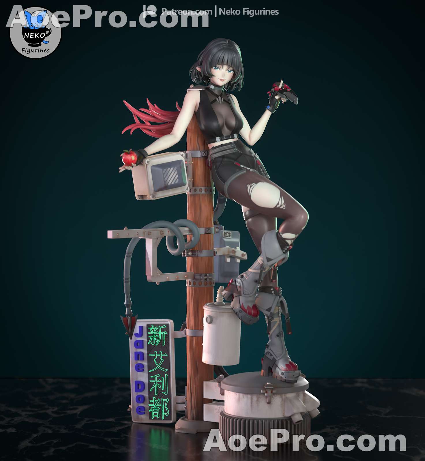 图片[2]|Neko Figurines Jane Doe – 3D Print Model Figure STL - NXlfB1|NXlfB1