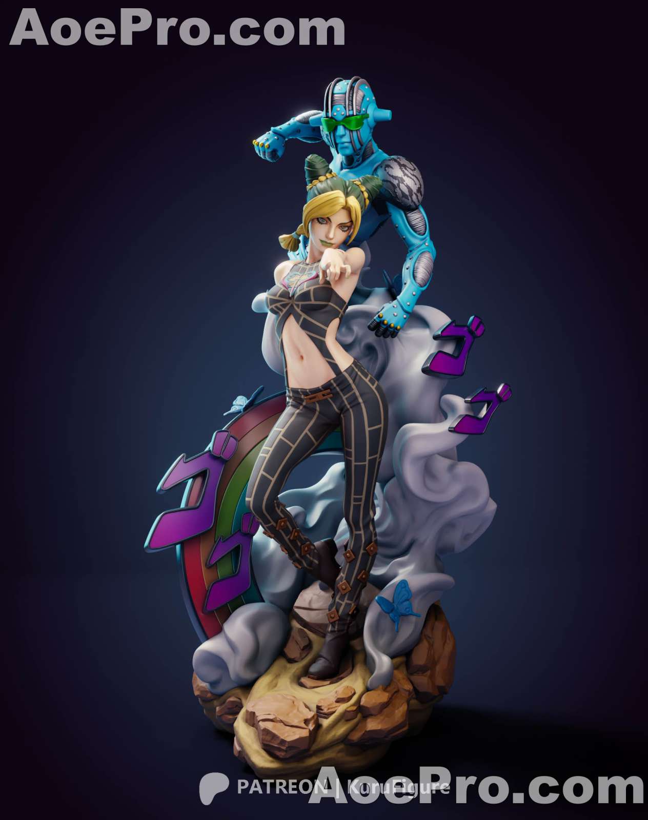 图片[1]|Kuru Figure - Jolyne – 3D Print Model Figure STL - NXlfB1|NXlfB1