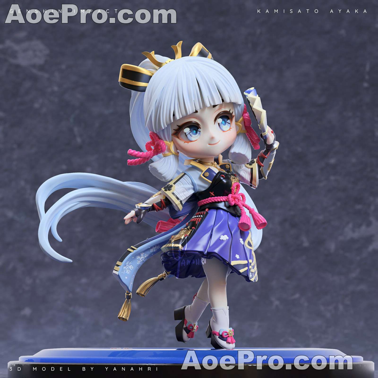 图片[4]|Genshin Impact Kamisato Ayaka – 3D Print Model Figure STL - NXlfB1|NXlfB1