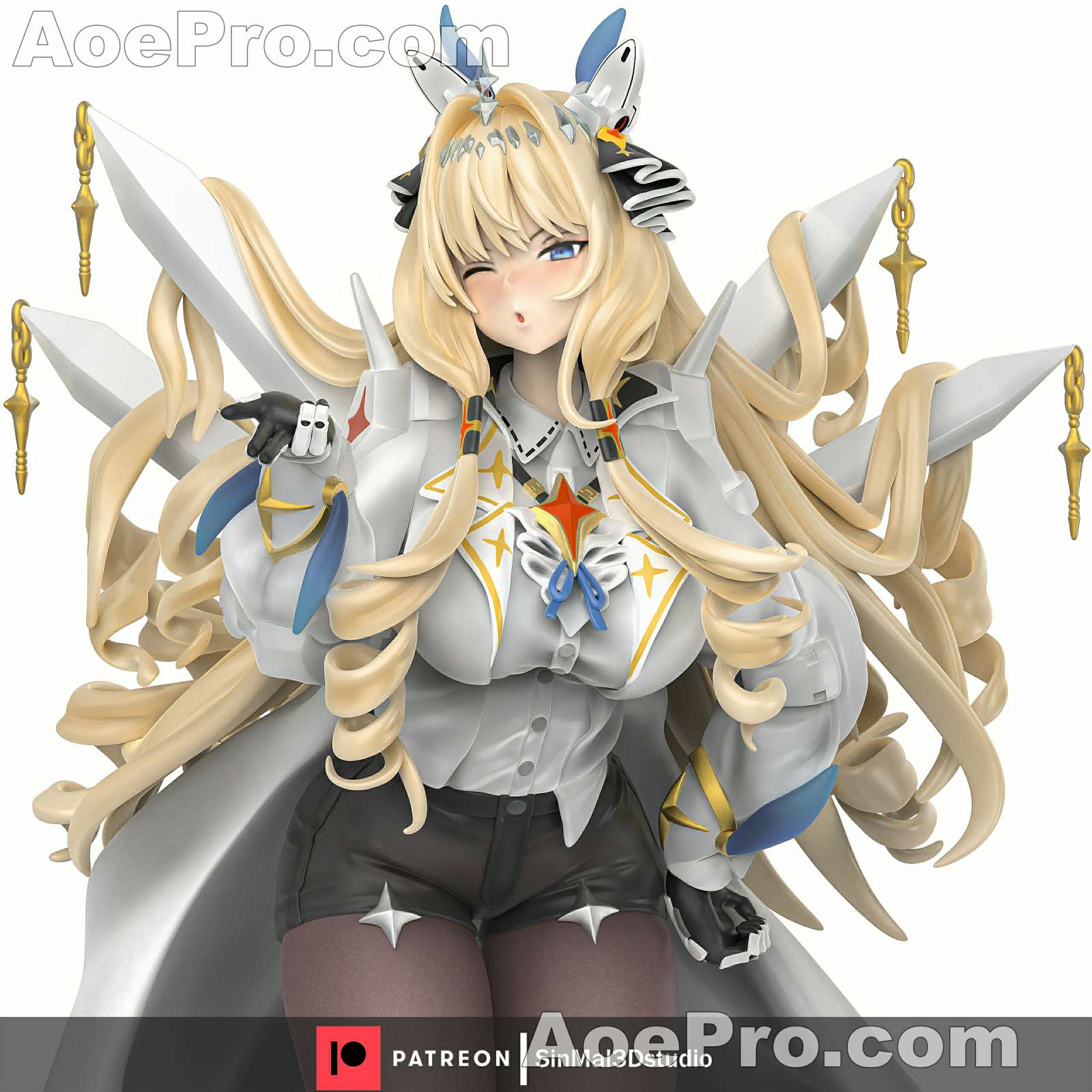 图片[4]|Sin3Dstudio - Nikke Crown – 3D PRINTABLE Figure STL - NXlfB1|NXlfB1