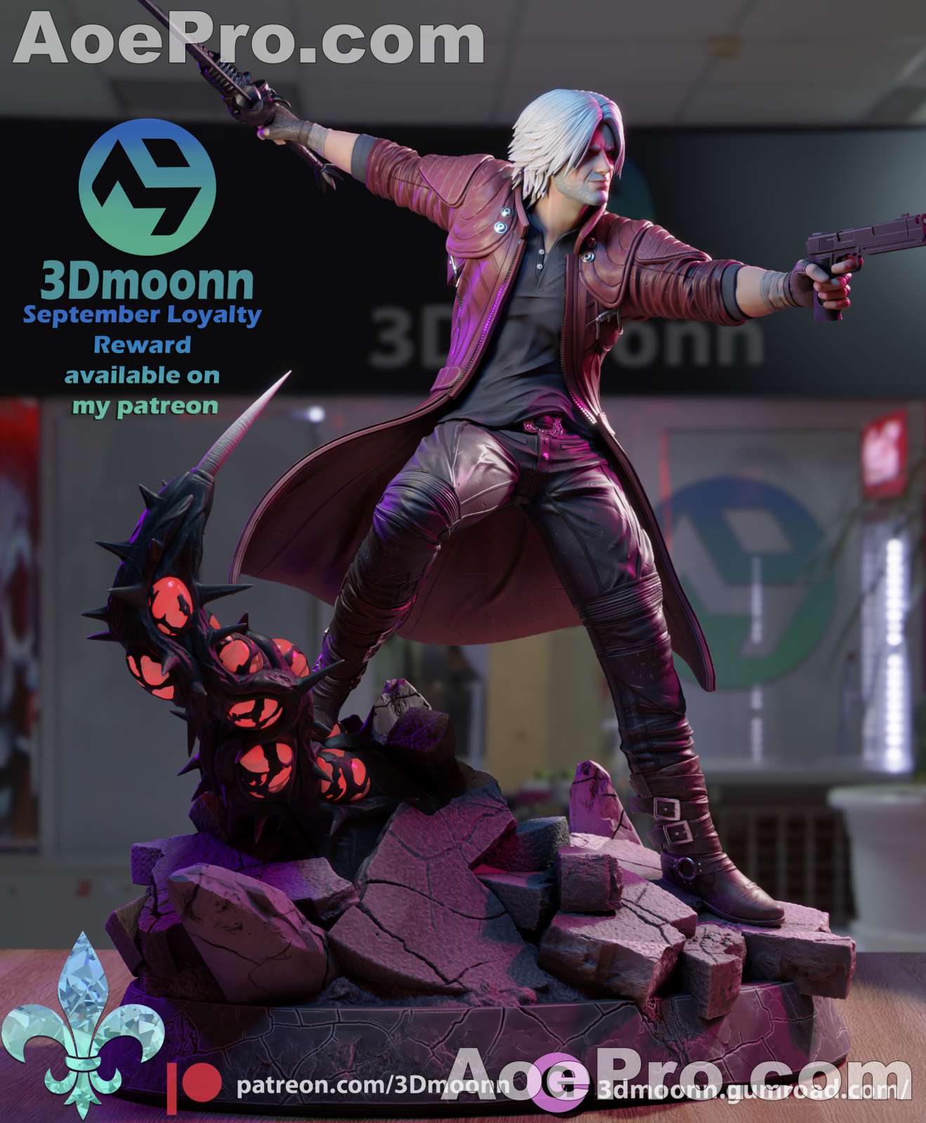 图片[4]|3Dmoonn - Dante Devil May Cry 5 – 3D PRINTABLE Figure STL - NXlfB1|NXlfB1