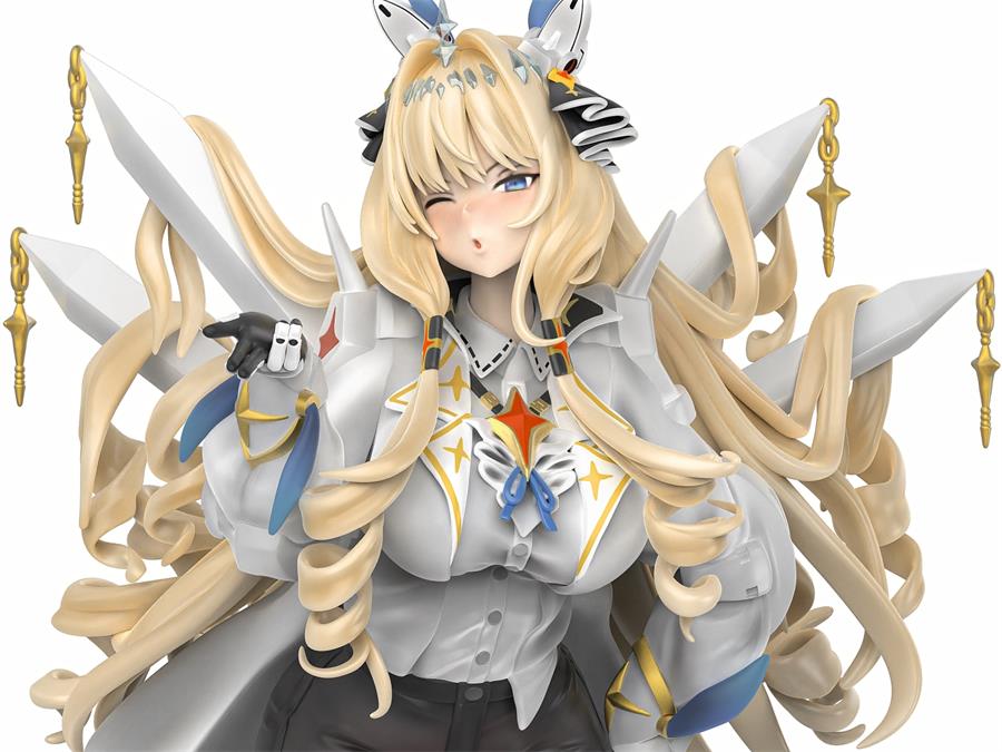 Sin3Dstudio - Nikke Crown – 3D PRINTABLE Figure STL - NXlfB1|NXlfB1