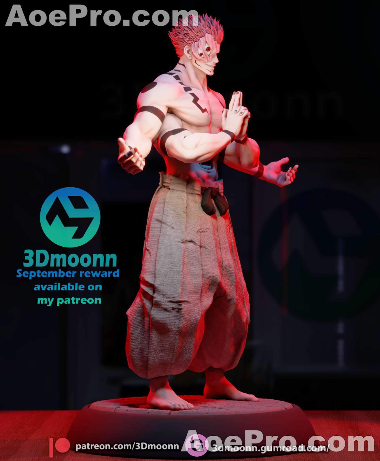 图片[5]|3Dmoonn - Ryomen Sukuna – 3D PRINTABLE Figure STL - NXlfB1|NXlfB1