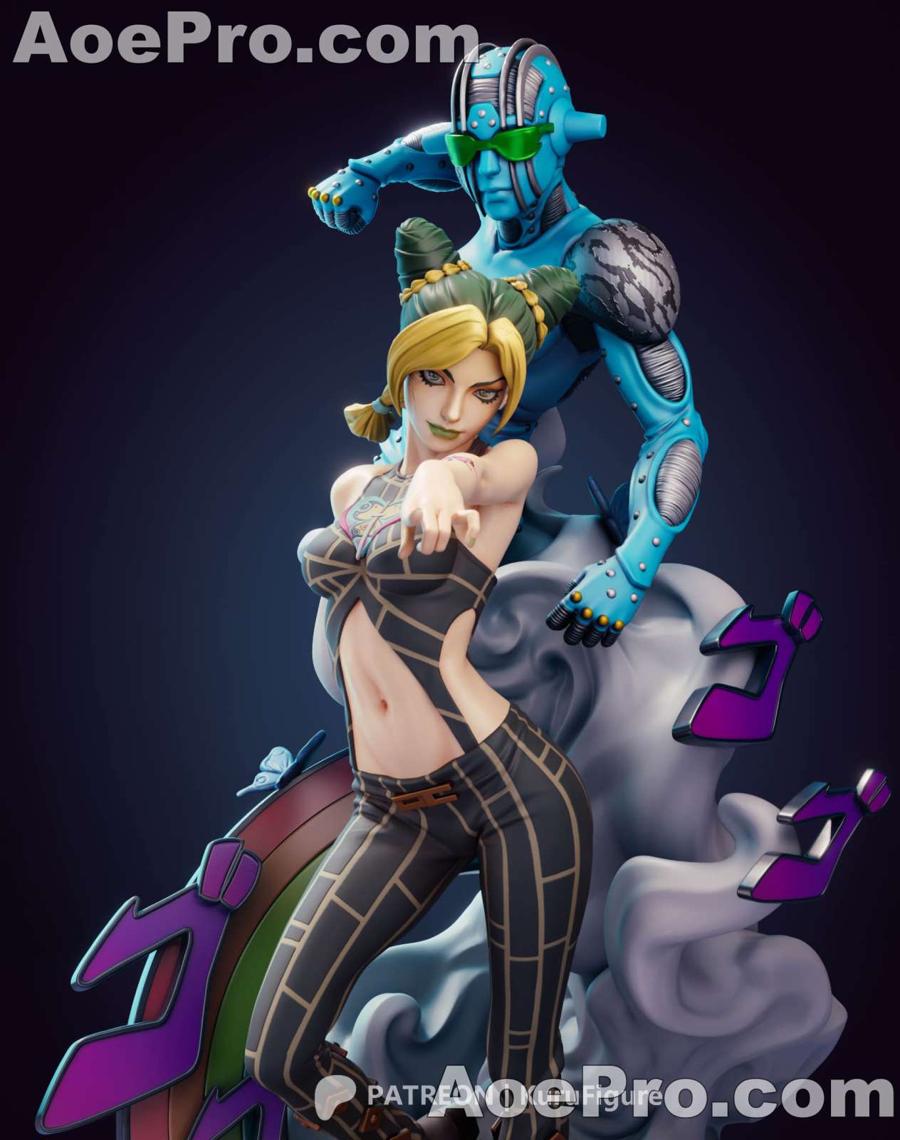 图片[3]|Kuru Figure - Jolyne – 3D Print Model Figure STL - NXlfB1|NXlfB1