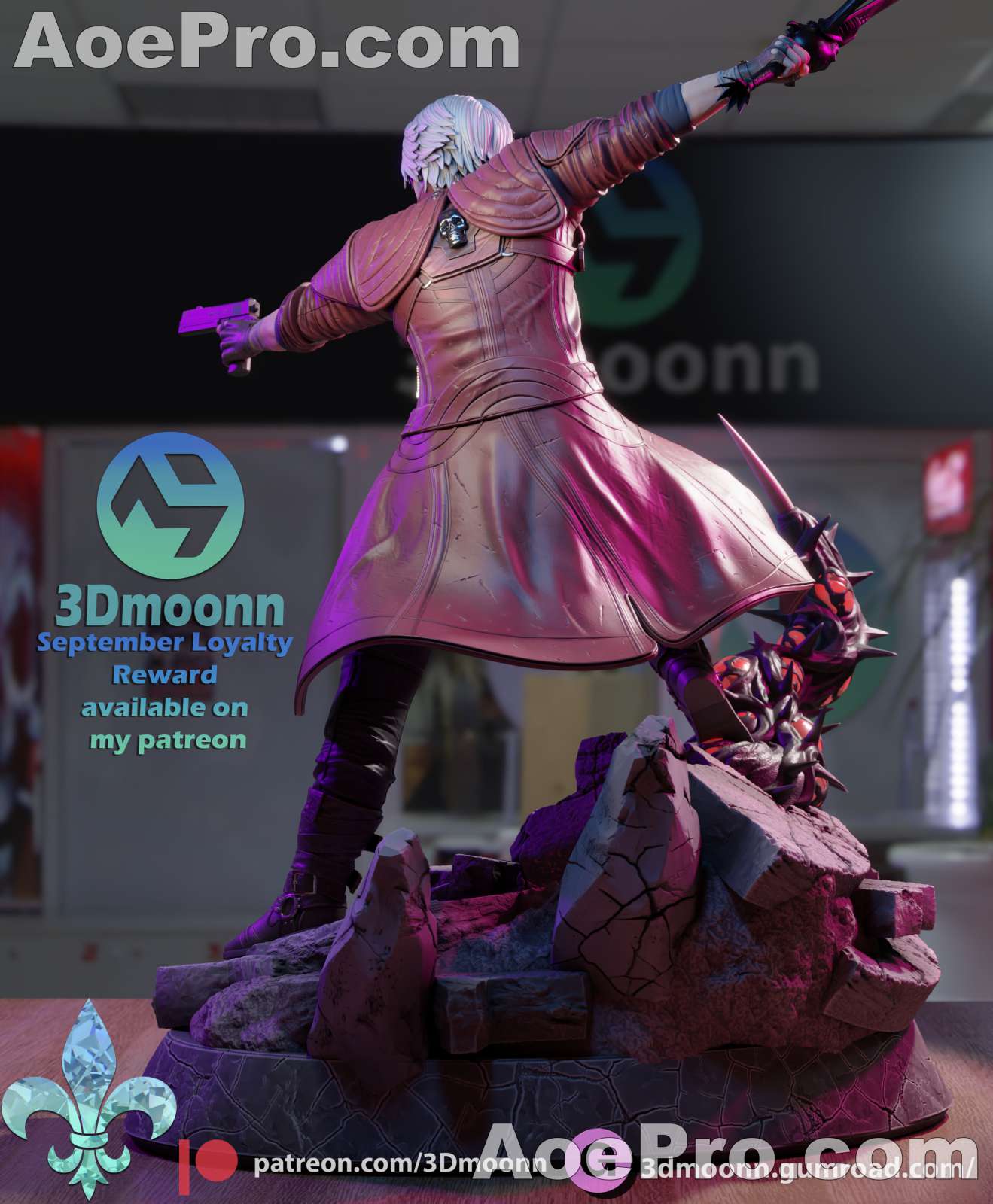 图片[5]|3Dmoonn - Dante Devil May Cry 5 – 3D PRINTABLE Figure STL - NXlfB1|NXlfB1