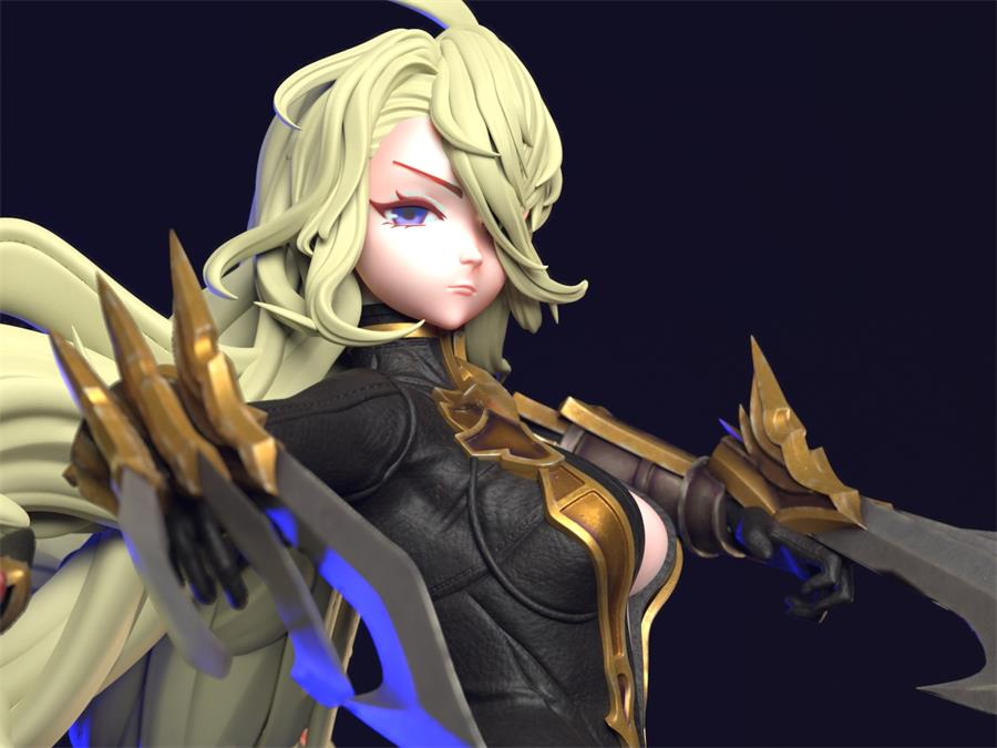 Chuya Factory - Granblue Fantasy Bridita - 3D Print Model - NXlfB1|NXlfB1