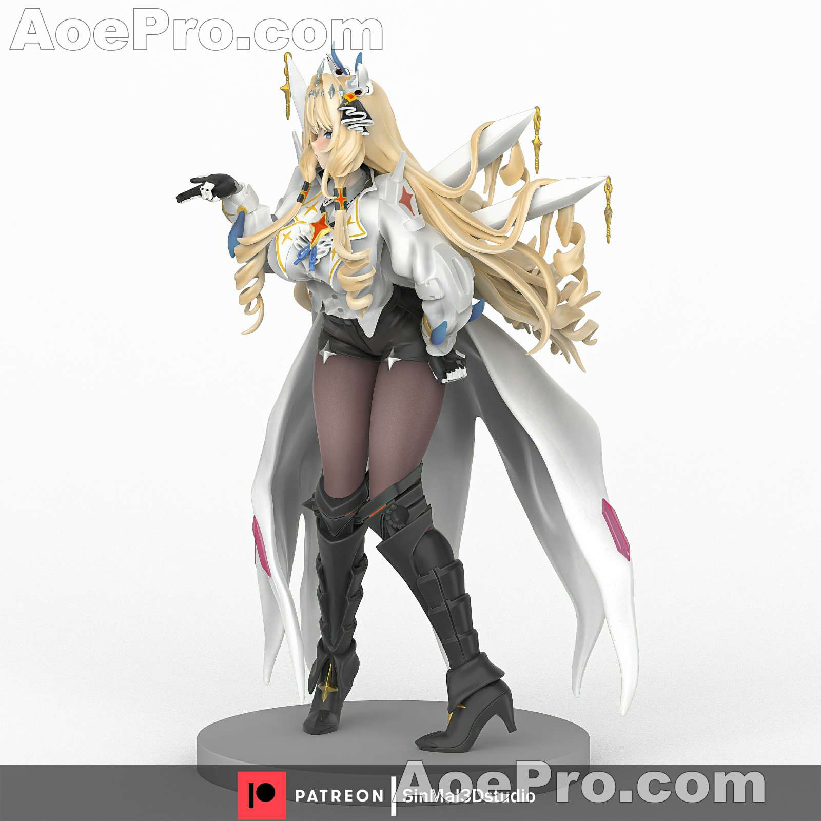 图片[3]|Sin3Dstudio - Nikke Crown – 3D PRINTABLE Figure STL - NXlfB1|NXlfB1