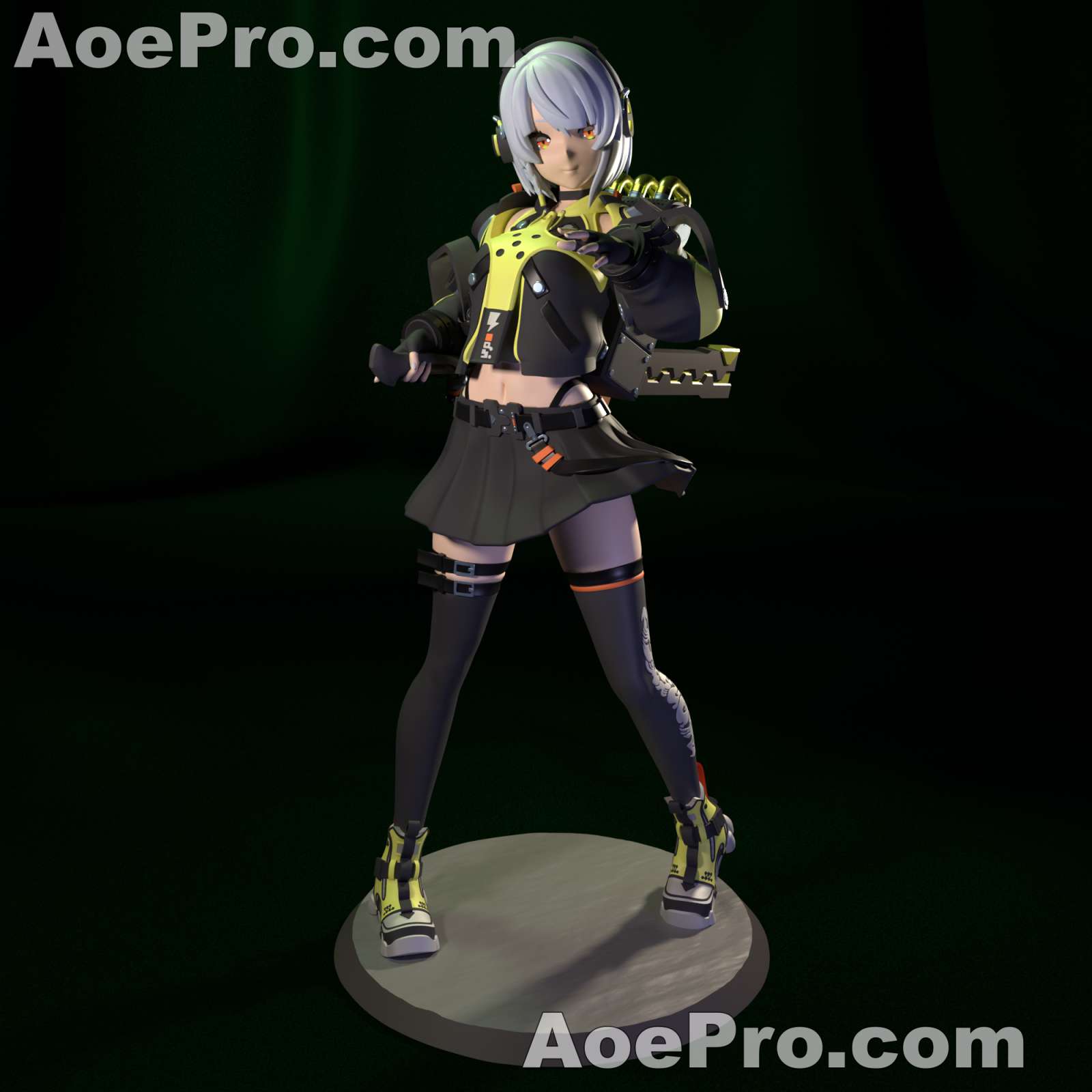 图片[1]|Funservice - Anby Demara – 3D PRINTABLE Figure STL - NXlfB1|NXlfB1