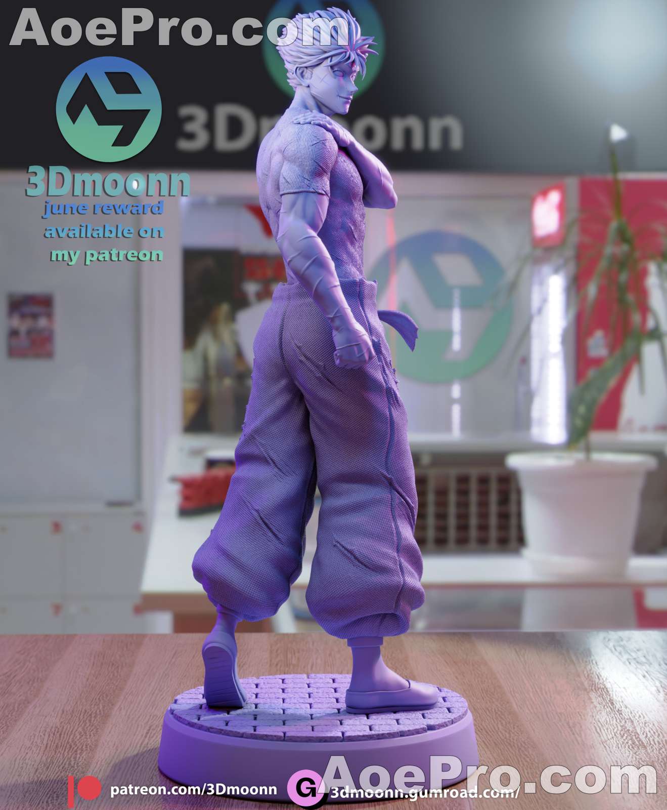 图片[6]|3Dmoonn - Gojo – 3D PRINTABLE Figure STL - NXlfB1|NXlfB1