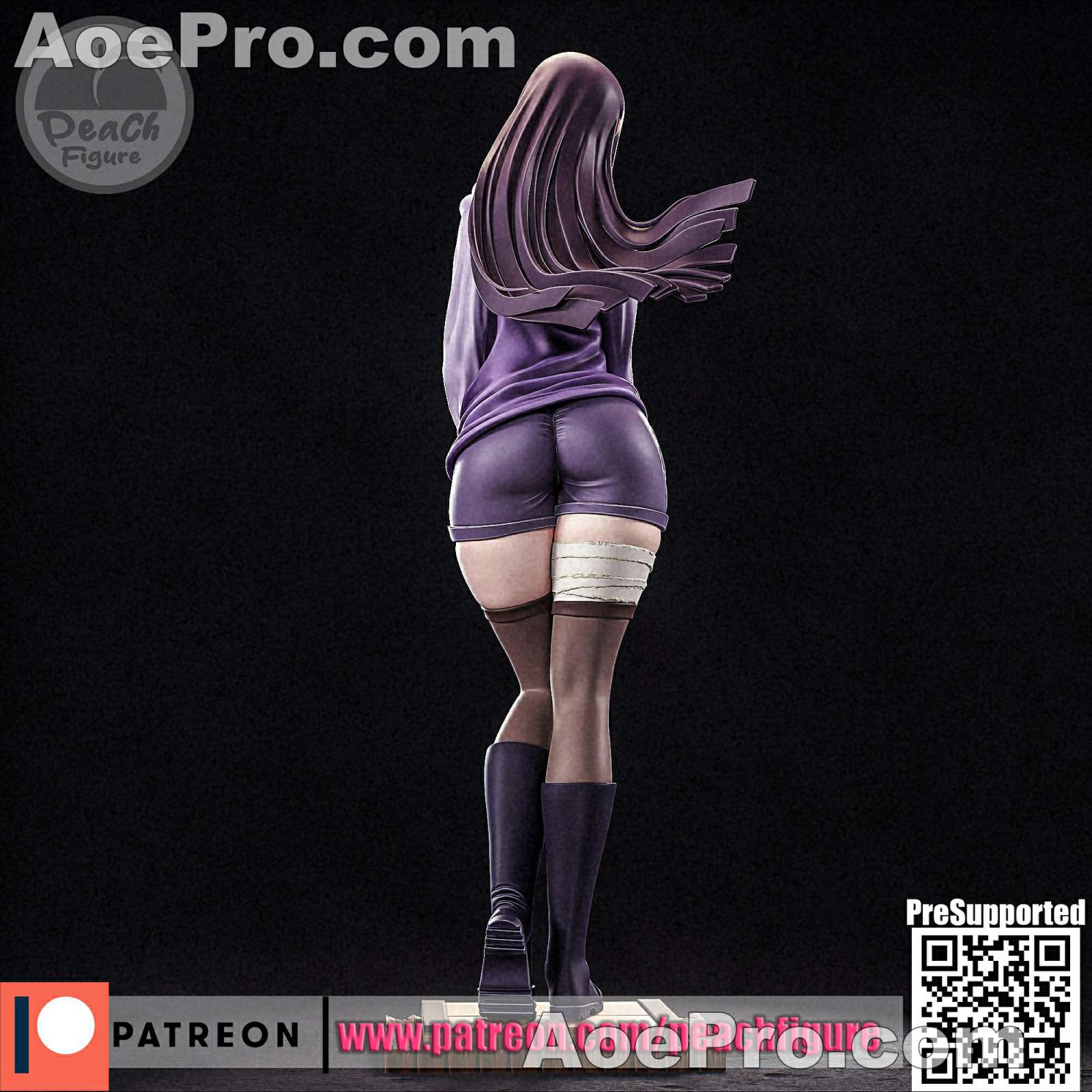 图片[2]|Peach Figure Hinata Hyuga – 3D PRINTABLE Figure STL - NXlfB1|NXlfB1