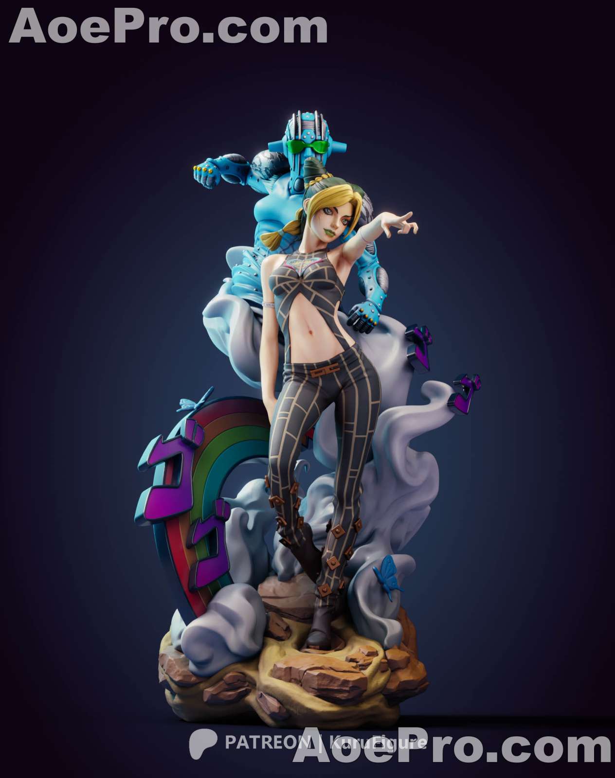 图片[5]|Kuru Figure - Jolyne – 3D Print Model Figure STL - NXlfB1|NXlfB1