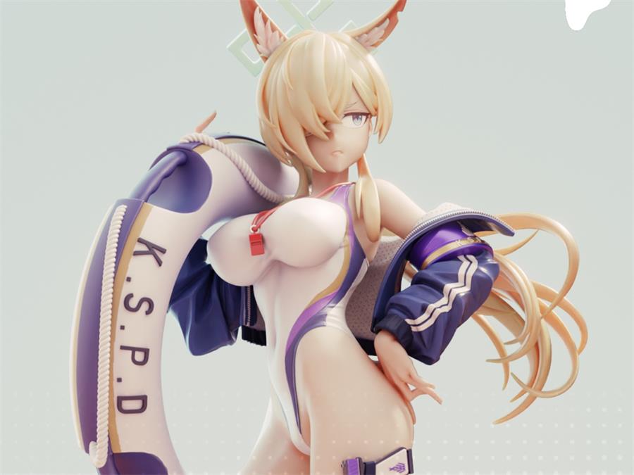 Kuru Figures Kanna (Swimsuit) Blue Archive – 3D PRINTABLE Figure STL - NXlfB1|NXlfB1