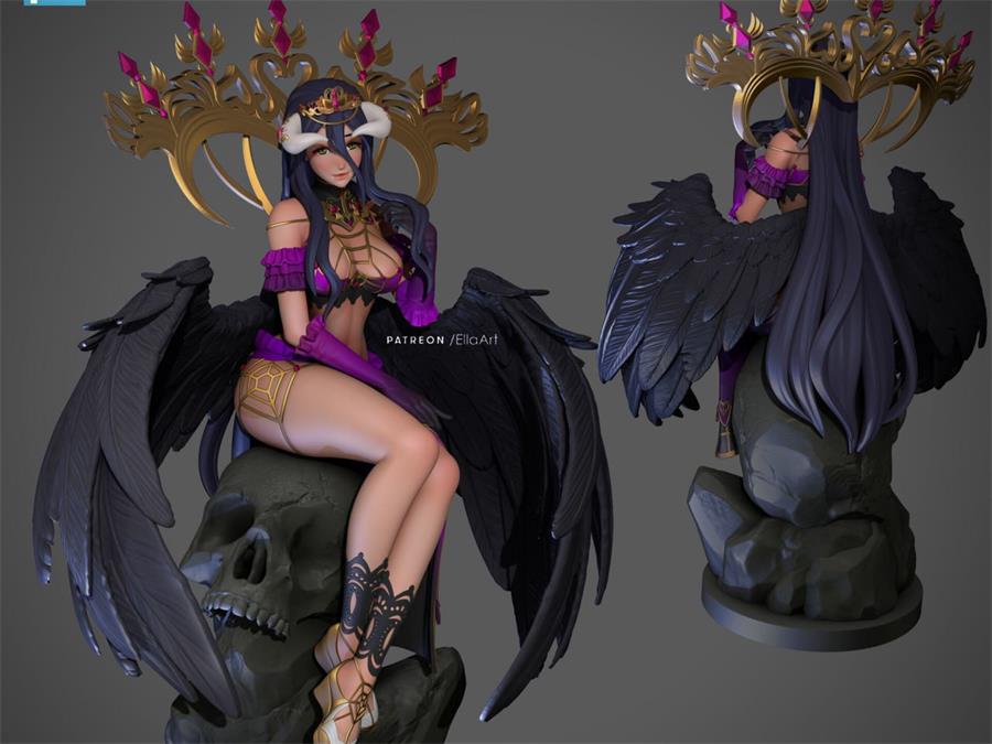 Albedo Overlord - 3D Print Model - NXlfB1|NXlfB1