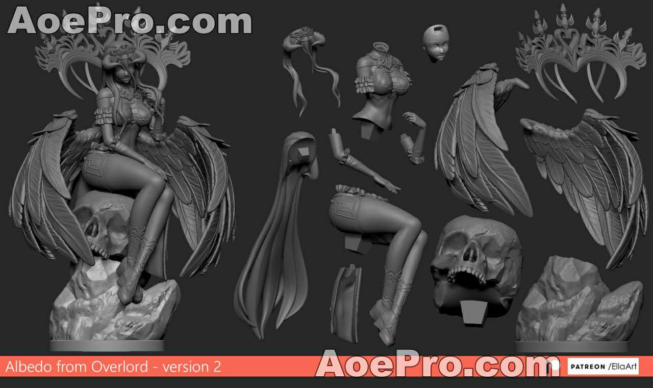 图片[2]|Albedo Overlord - 3D Print Model - NXlfB1|NXlfB1