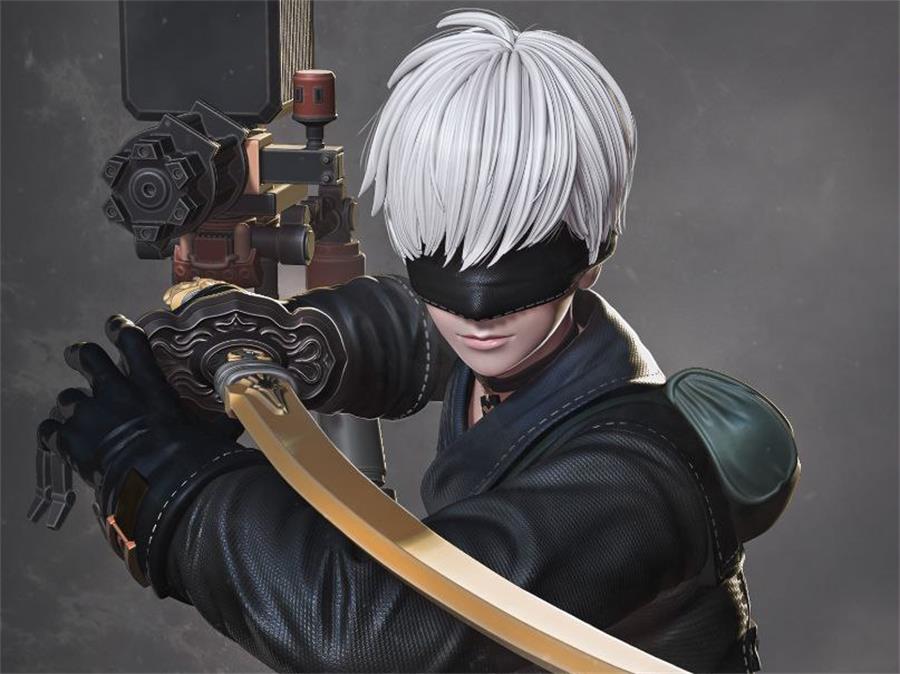 Nomnom Figures - NieR Automata – 3D PRINTABLE Figure STL - NXlfB1|NXlfB1