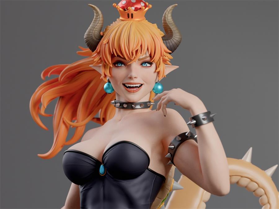 Bowsette - 3D Print Model Figure STL - NXlfB1|NXlfB1