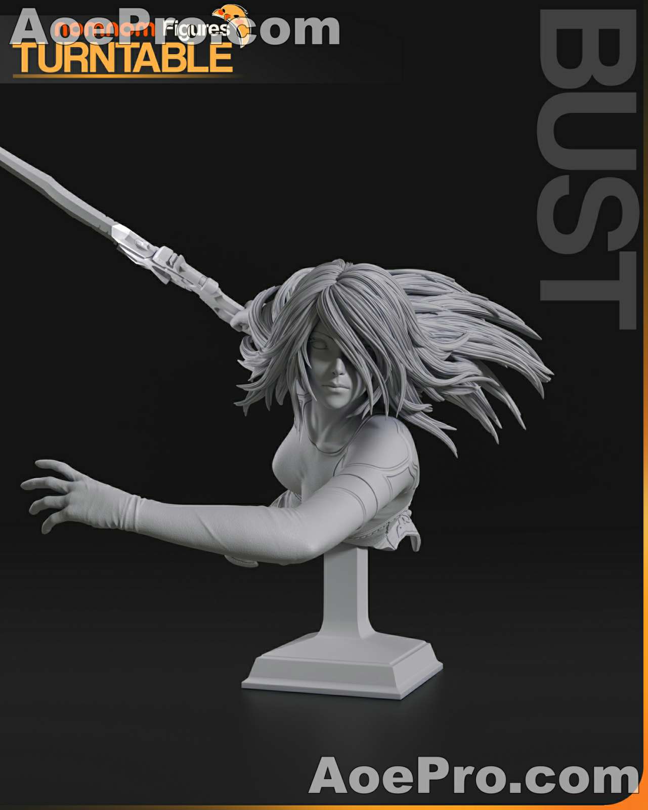 图片[2]|NomNom Figures - A2 - NieR Automata – 3D PRINTABLE Figure STL - NXlfB1|NXlfB1