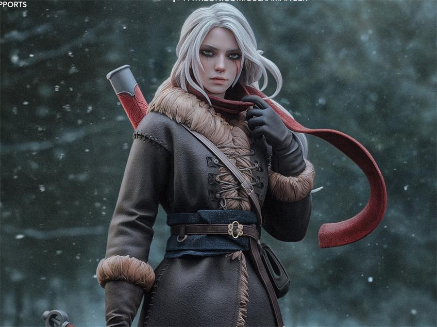 Bulkamancer Sculpts Ciri - The Witcher 3D PRINTABLE Figure STL - NXlfB1|NXlfB1