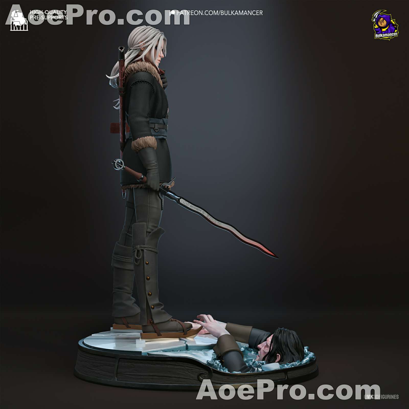 图片[3]|Bulkamancer Sculpts Ciri - The Witcher 3D PRINTABLE Figure STL - NXlfB1|NXlfB1