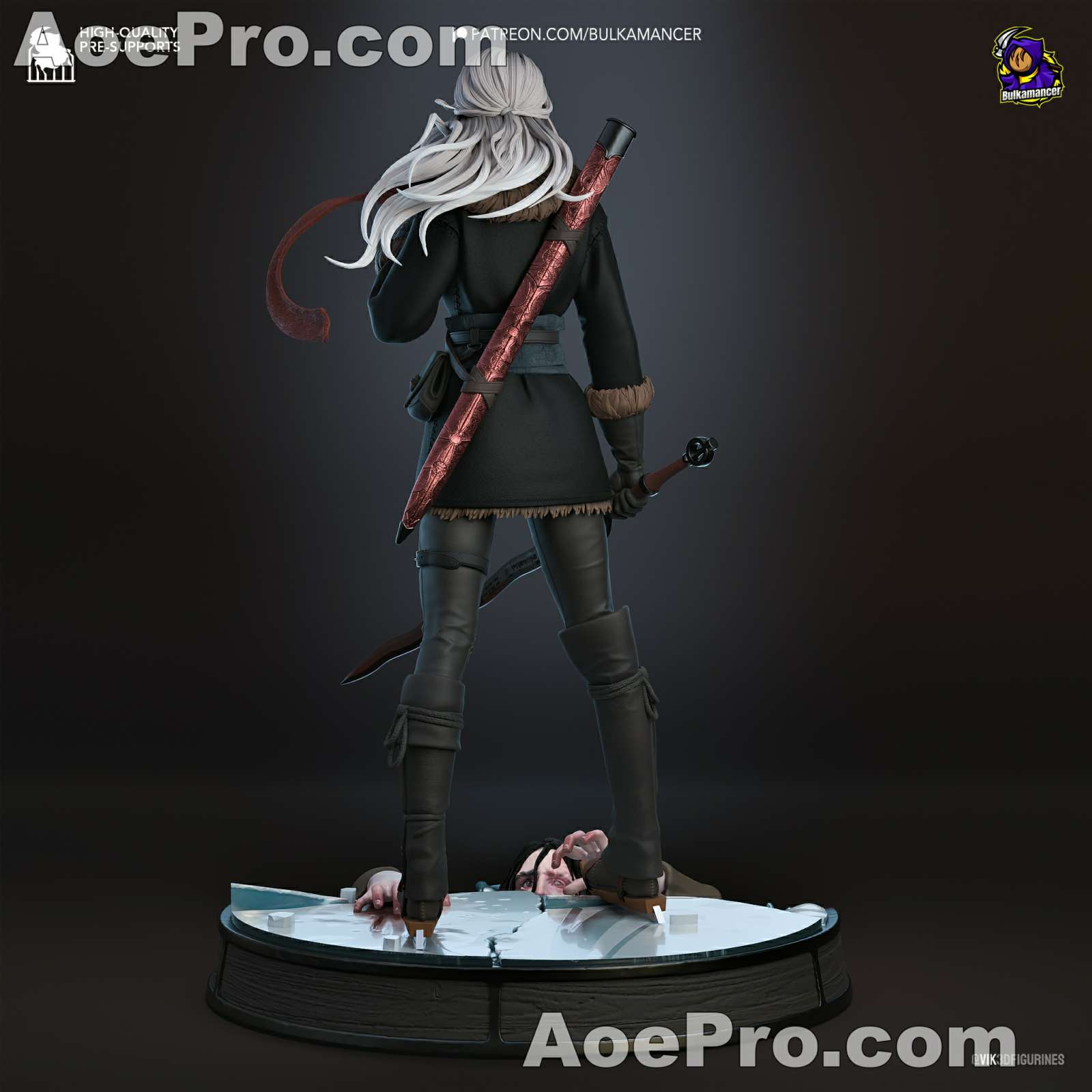 图片[4]|Bulkamancer Sculpts Ciri - The Witcher 3D PRINTABLE Figure STL - NXlfB1|NXlfB1