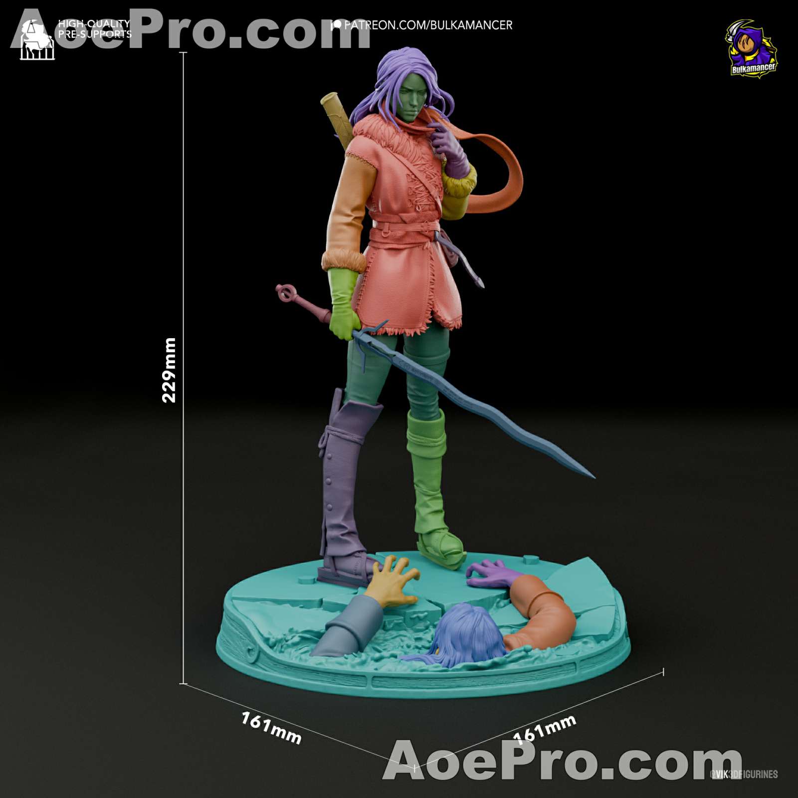 图片[6]|Bulkamancer Sculpts Ciri - The Witcher 3D PRINTABLE Figure STL - NXlfB1|NXlfB1