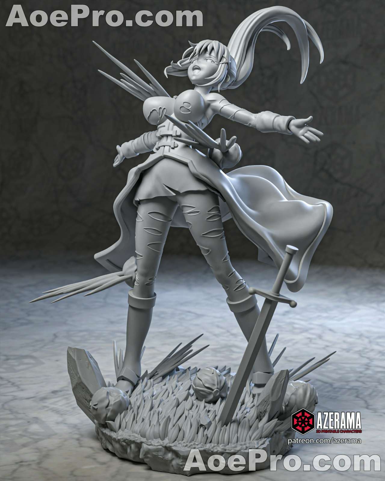 图片[2]|Azerama - Darkness KonoSuba – 3D PRINTABLE Figure STL - NXlfB1|NXlfB1